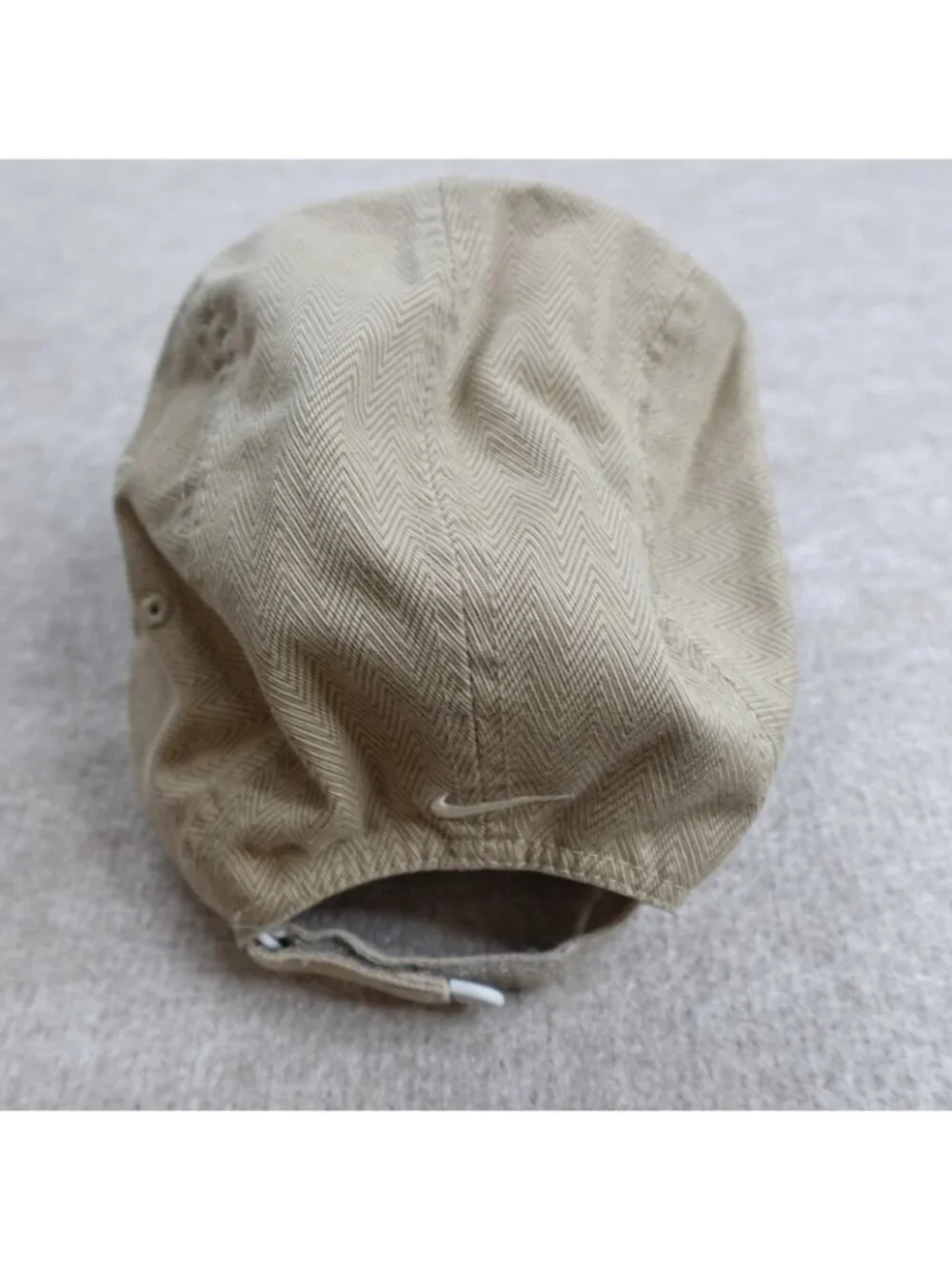 Nike Tailwind Hat Beige Herringbone Baltimore Orioles Strapback Vintage 5 Panel